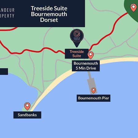 Treeside Suite By Grandeur Property Bournemouth Exteriör bild